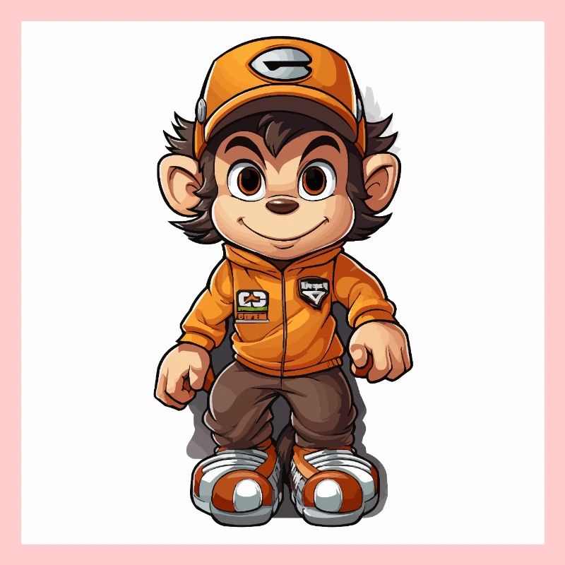 Monkey Skateboard Deck