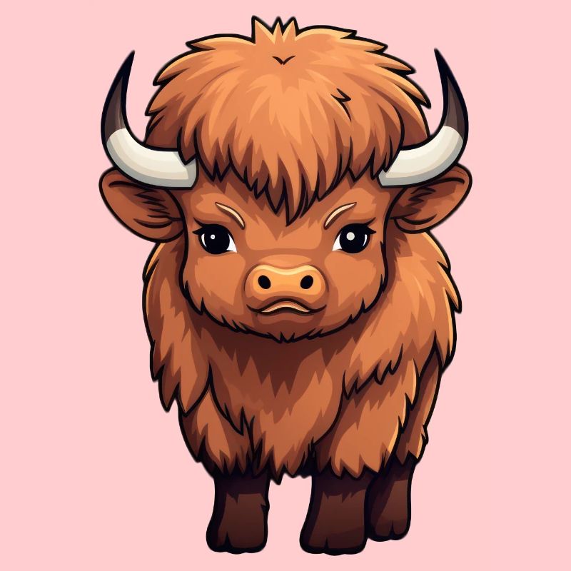 Bébé bison buffle