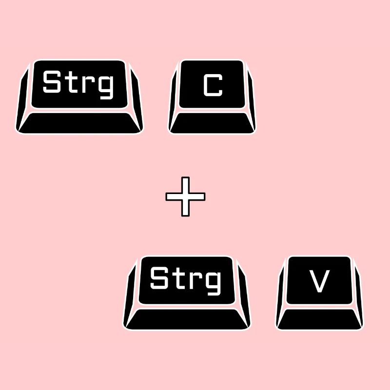 Ctrl c Ctrl v Keyboard Computer Copy Gift