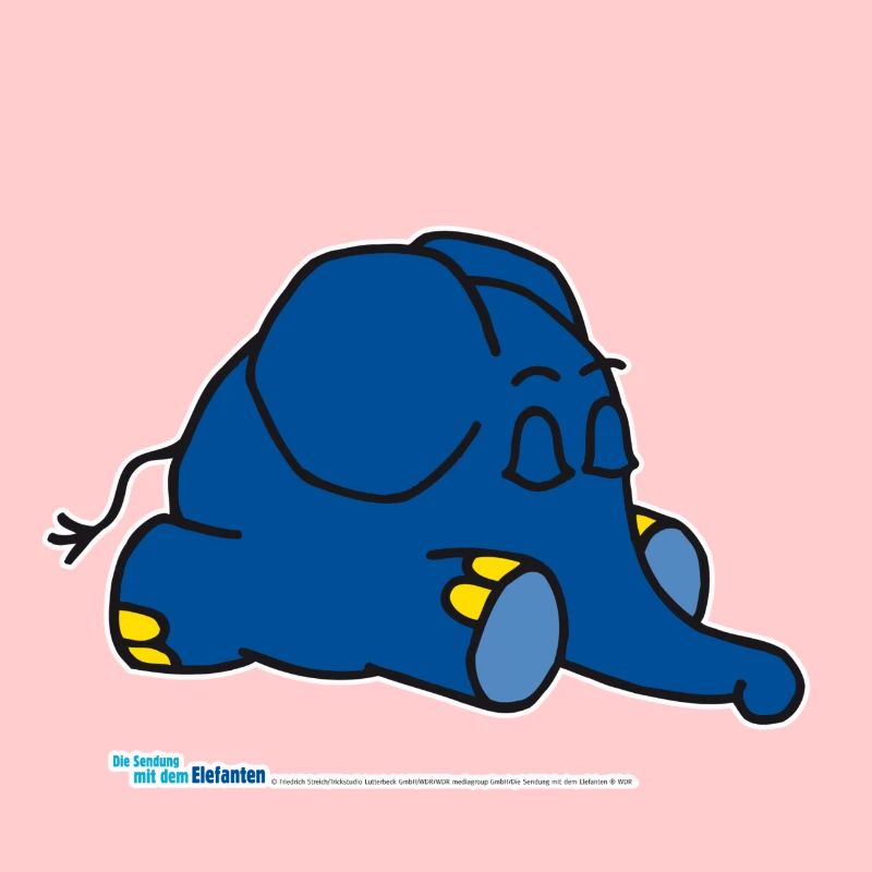 Der Elefant - schlafend