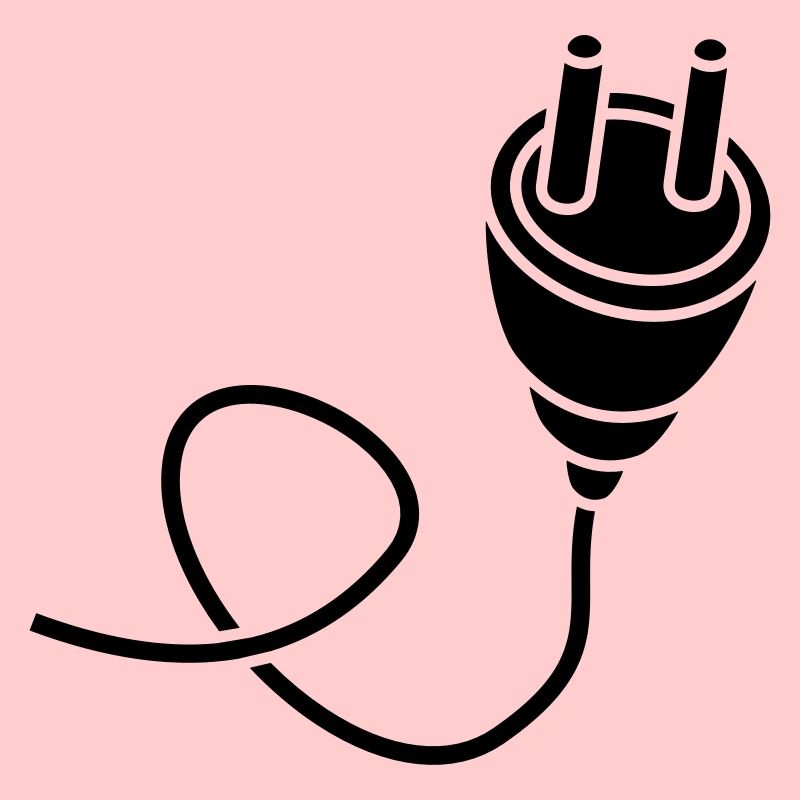 black connect connection cable plug plug