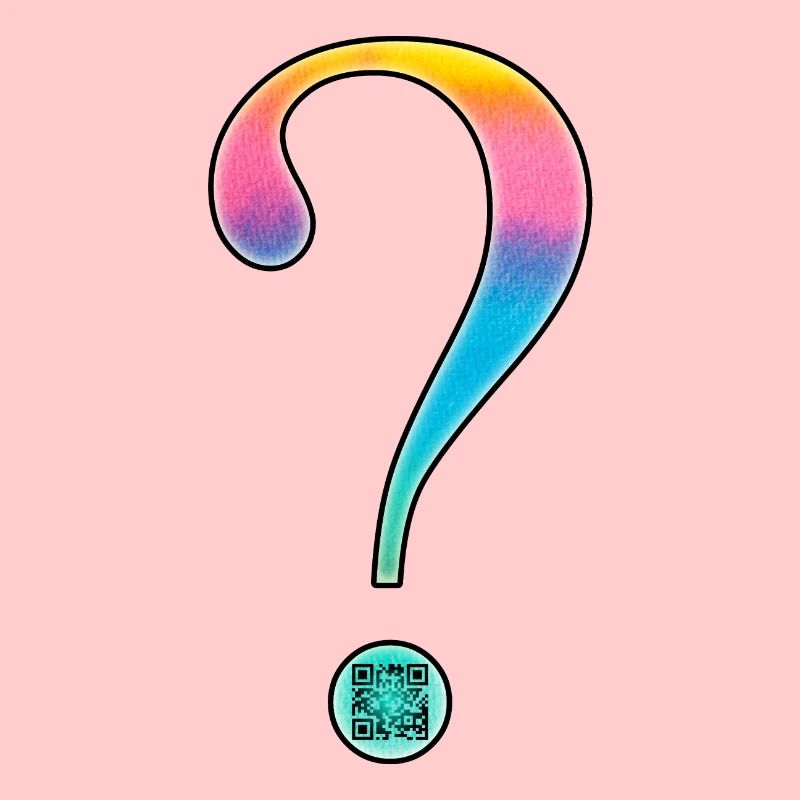 Grossesse - point d'interrogation - jumeaux QR code