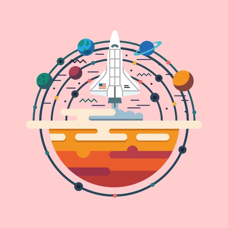 Navette spatiale et système solaire