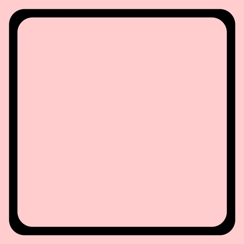 Square with rounded corners