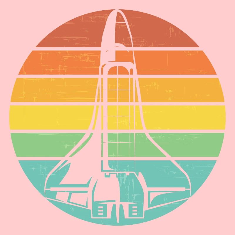 Navette spatiale fusée rétro