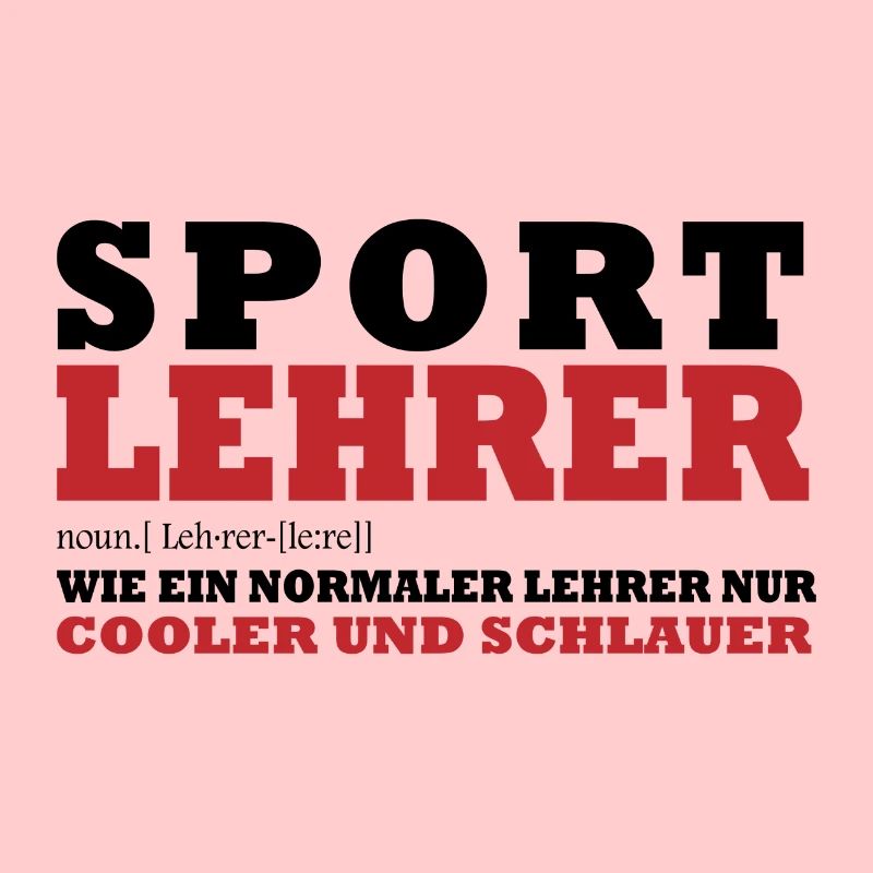 Sport Lehrer Beruf Spruch Geschenk