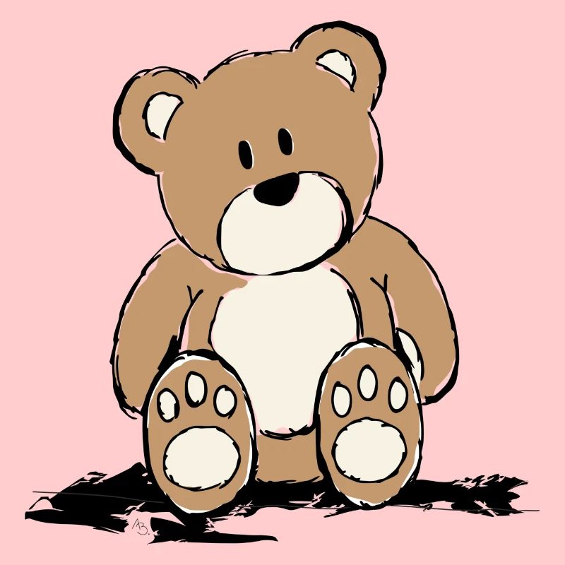 Teddy sitzend