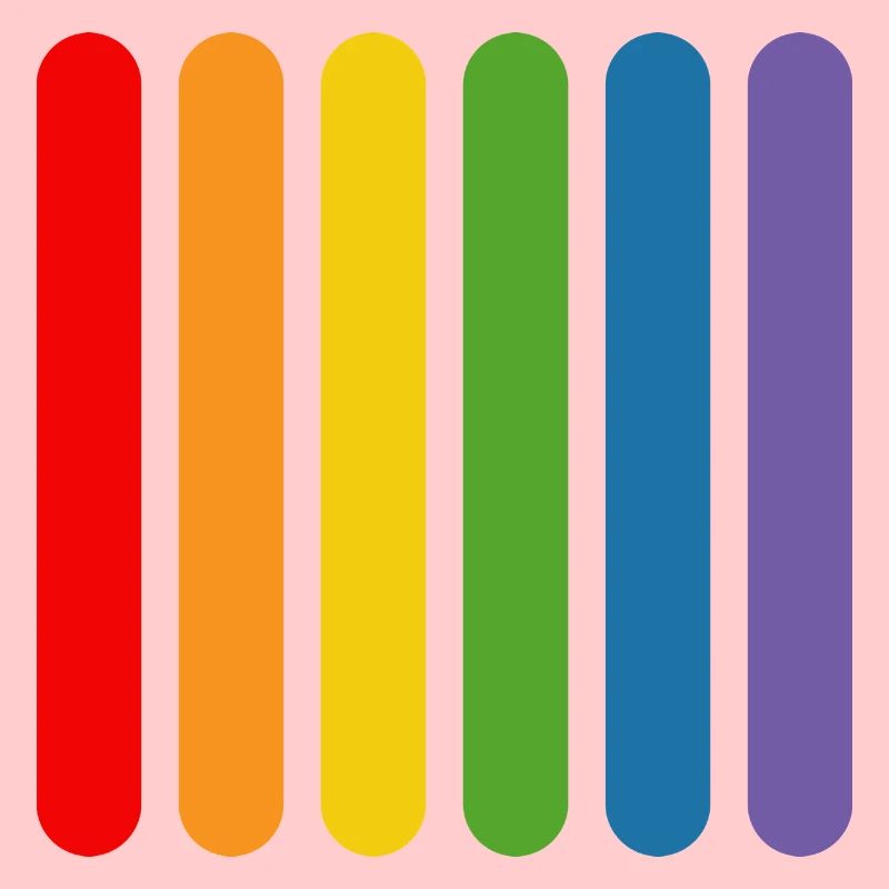 Regenbogen Staebchen