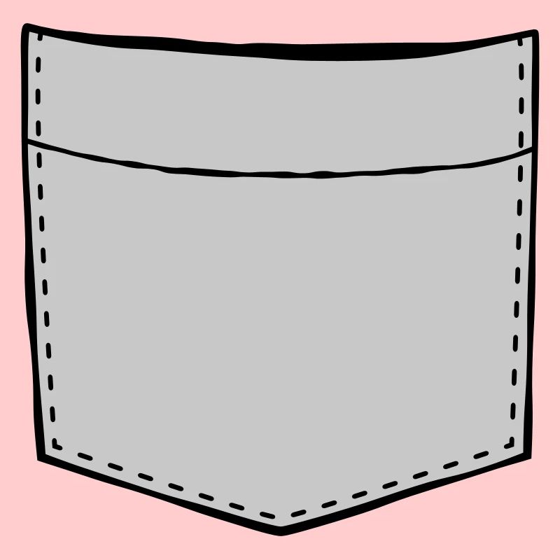 Conception de poche de poitrine vide