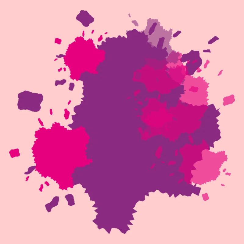 Farbklecks Rosa
