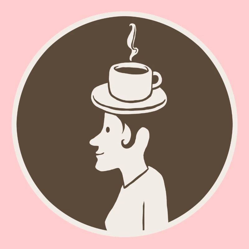 Femme chapeau de café