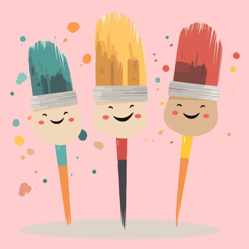 Funny brushes