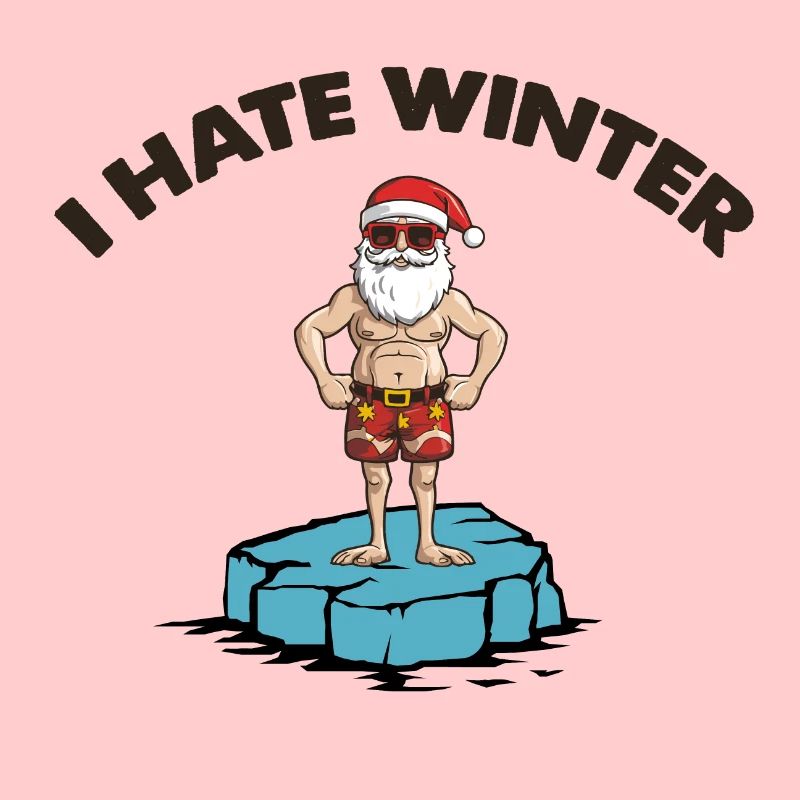 weihnachtsmann eisscholle winter