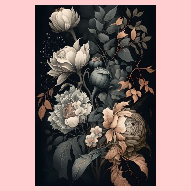 Blumen Gemälde Geschenk
