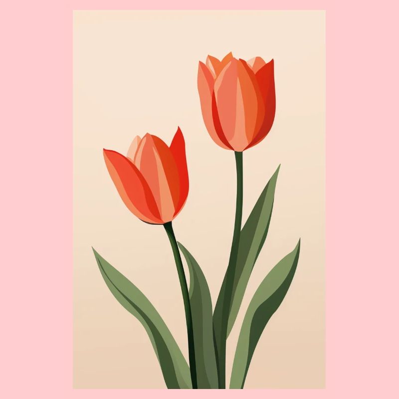 Boho Botanical Tulips