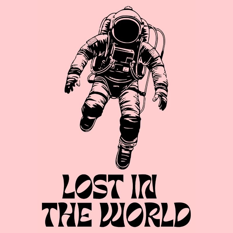 Astronaute dans l’espace - Perdu dans le monde