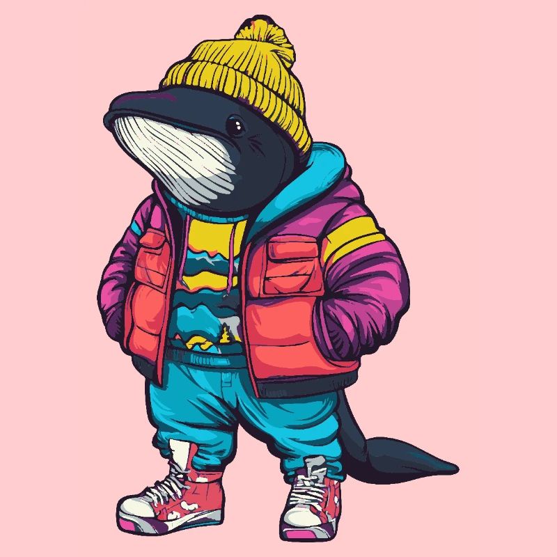 Whale Funny Winter