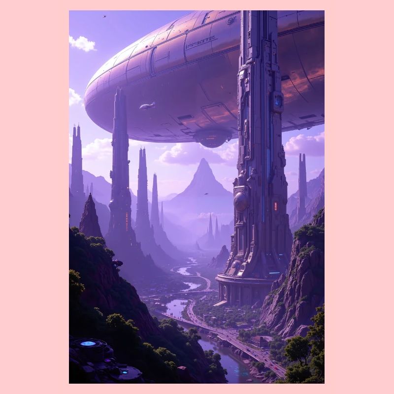 Image de science-fiction Alien Planet