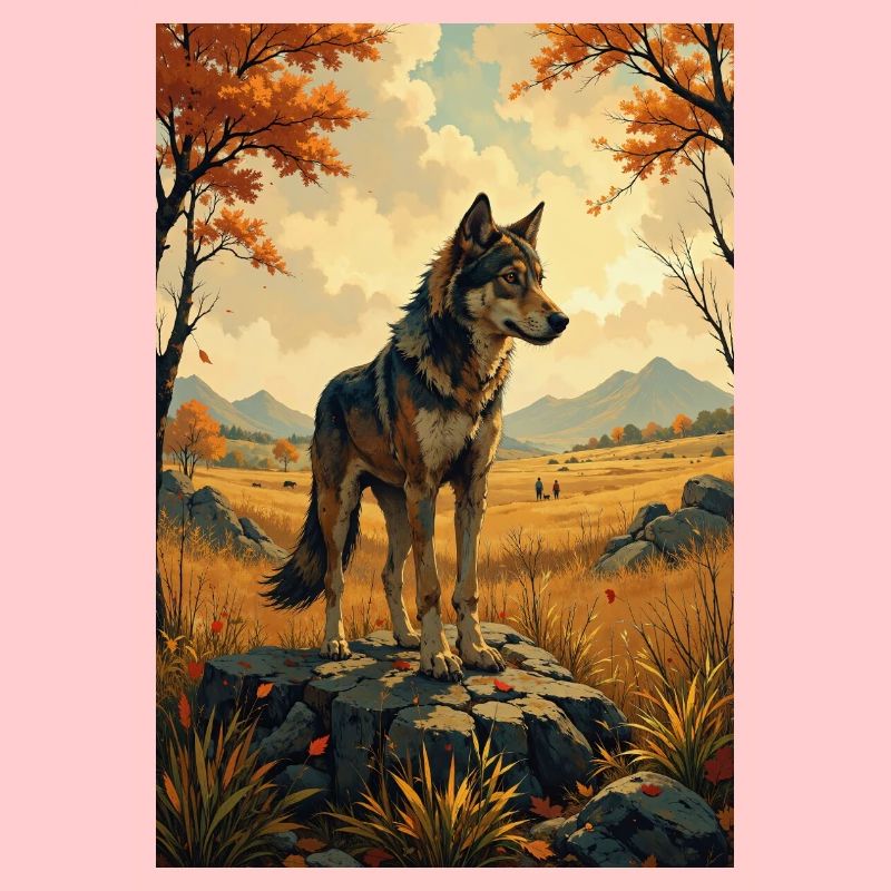 Das Bild des Wolfes