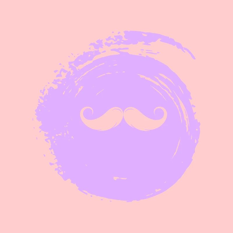 Schnurrbart Hipster Bart