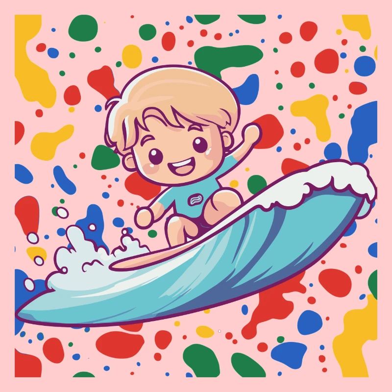 Surfeur Surf Hawaï