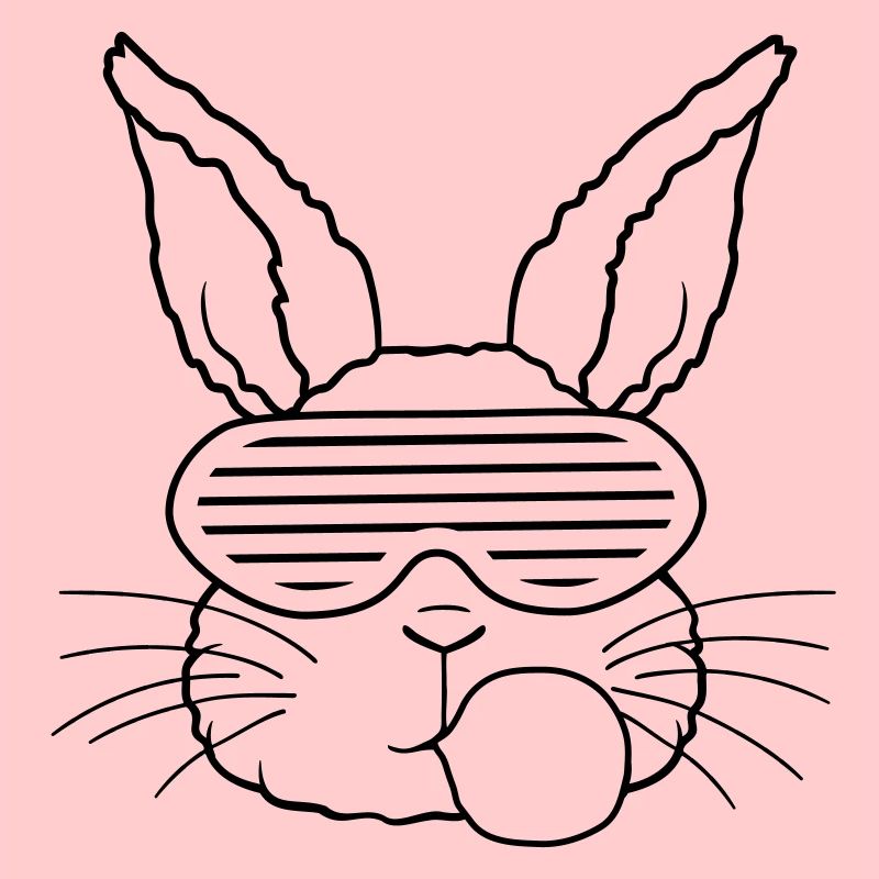 Hase Kaugummi Blase cool