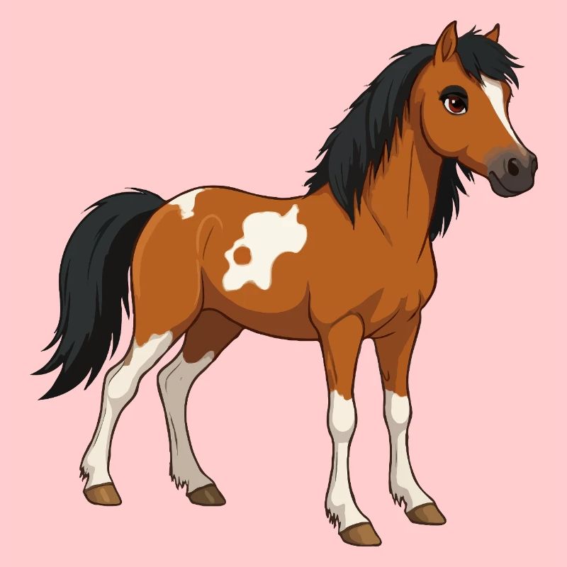 Pferd klein echt