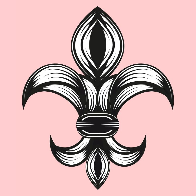 stilisierte Schwertlilie - Fleur-de-Lys