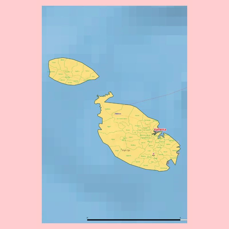 Malta Map
