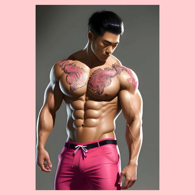 Pinker Drache
