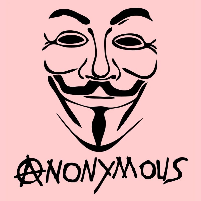 logo anarchy anonymous masque mask
