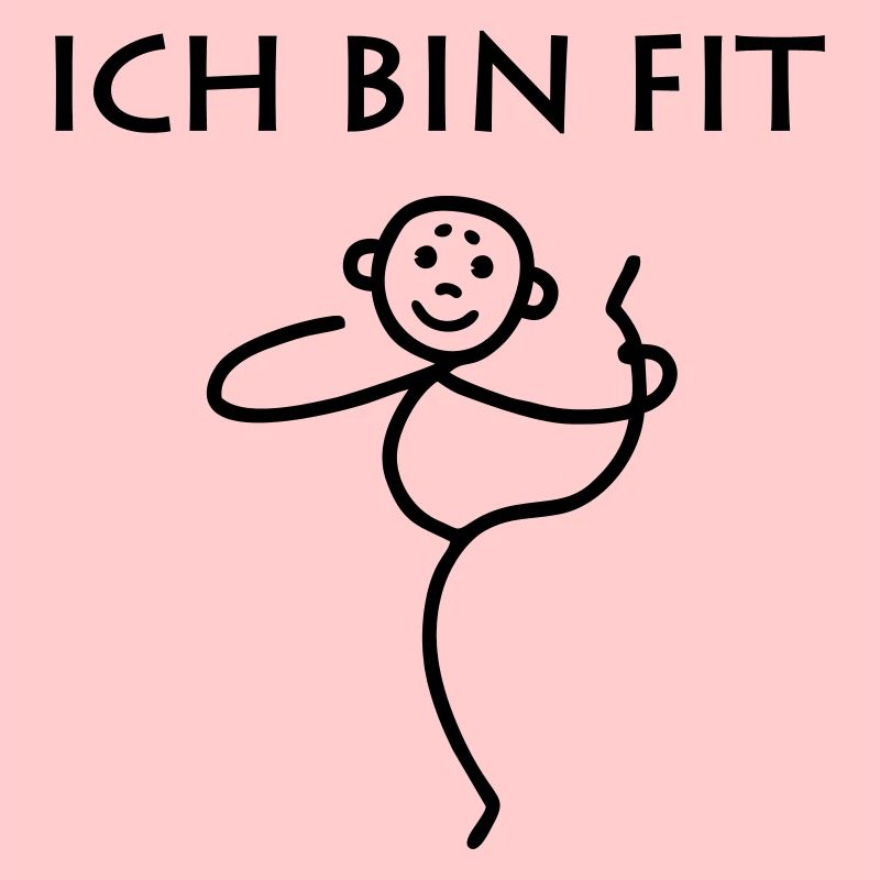 Strichmännchen - Ich bin fit