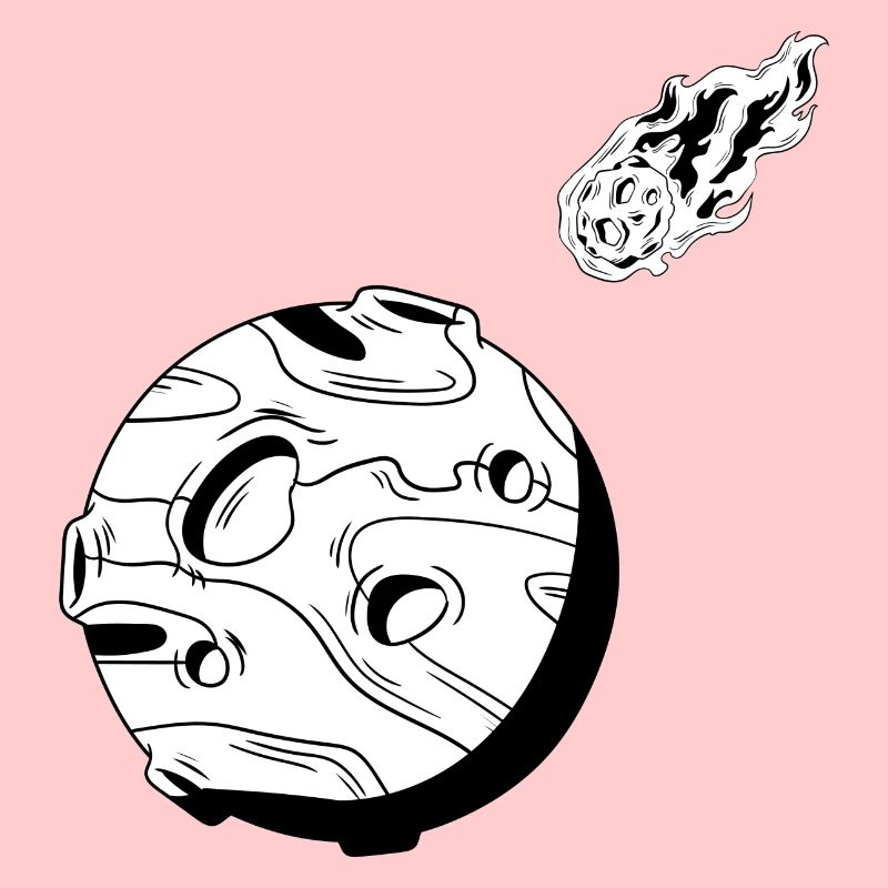 Planète et comète