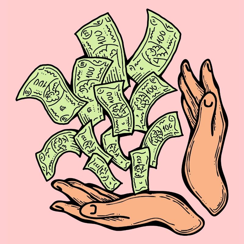 Big money flying to you for wealth and prosperity.