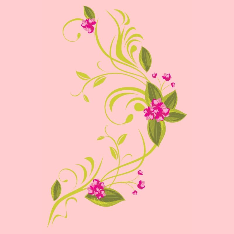 Brindille à fleurs