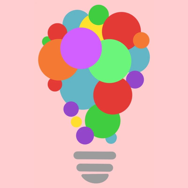 CREATIVITY lightbulb