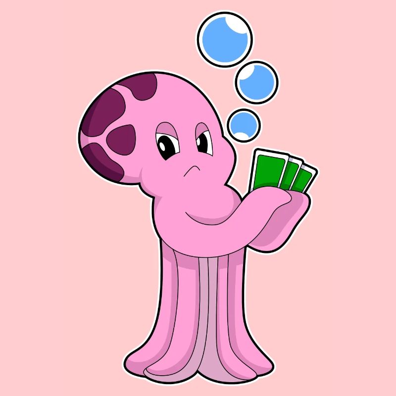 Krake Poker Pokerkarten