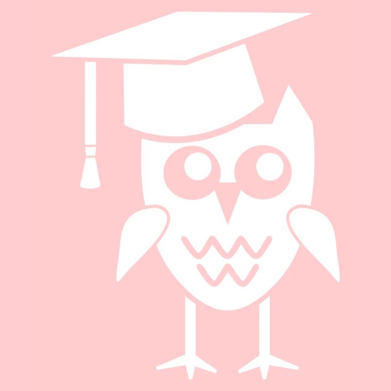 Eule mit Doktorhut Geschenk Promotion Dissertation