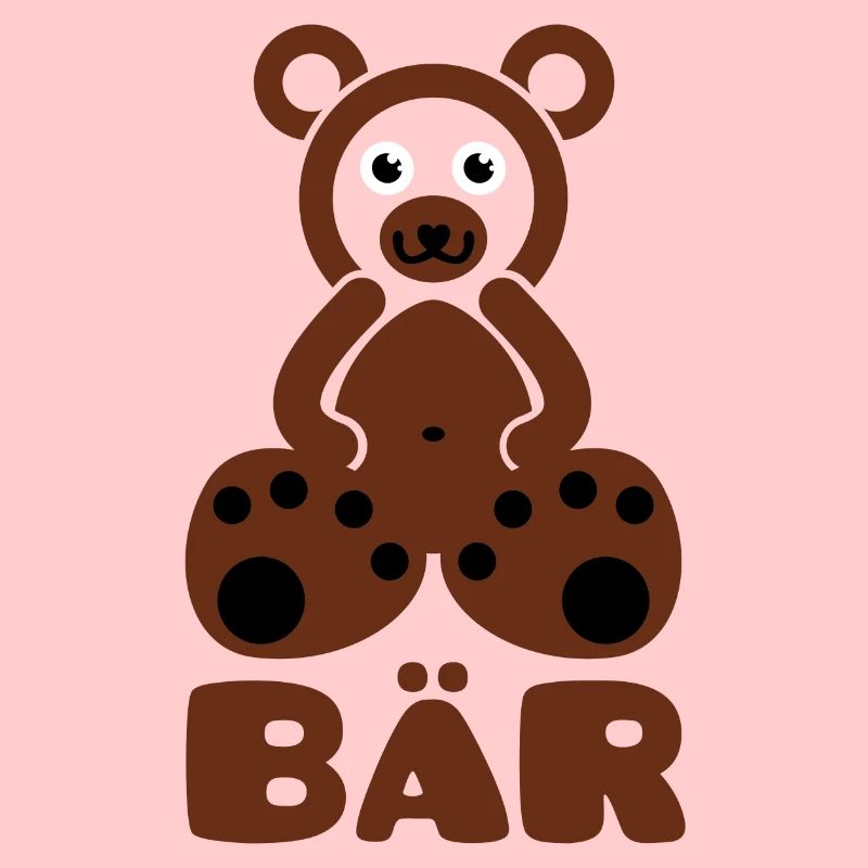 Ein Bär mit Text