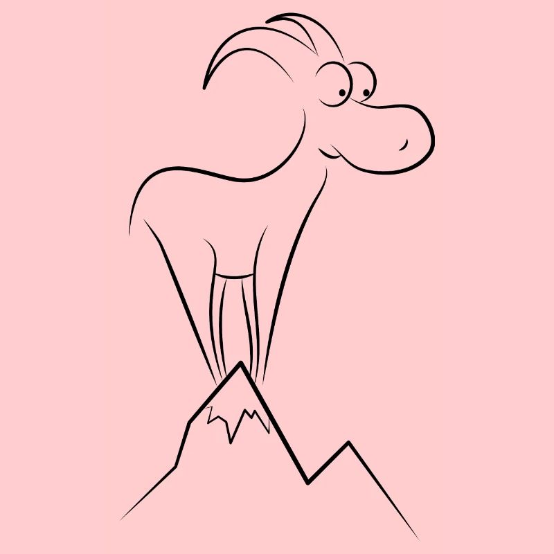 Goat mountain peak