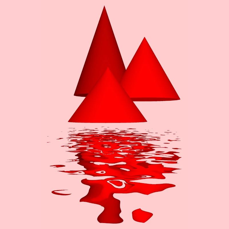 cônes rouges