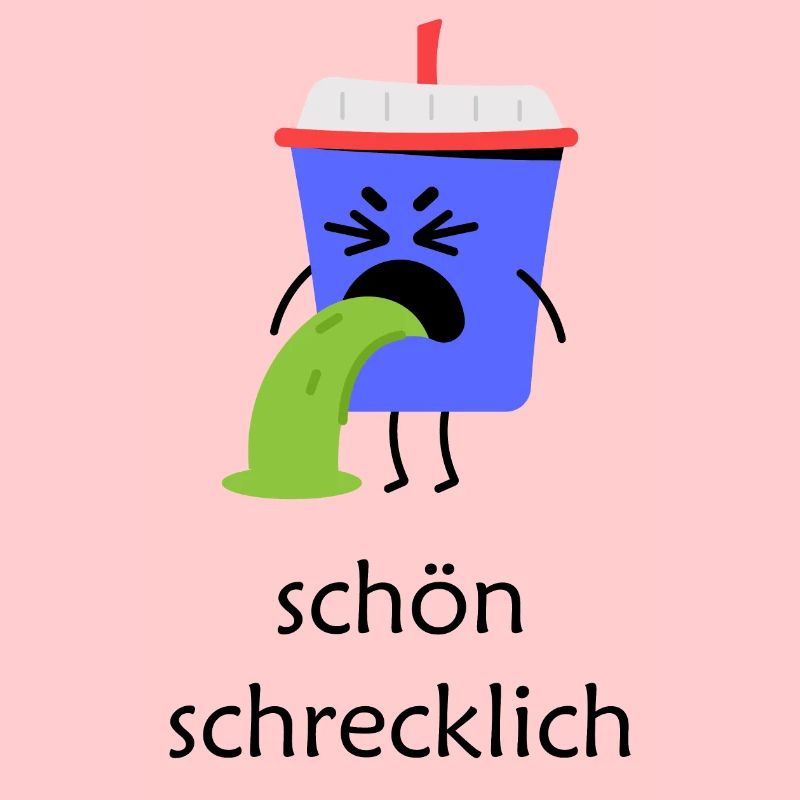 Becher Ekeleregend schön schrecklich