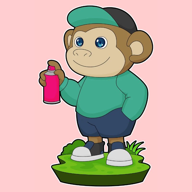 Monkey Painter Spray