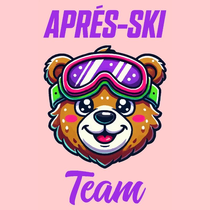 Bear Comic Ski Goggles