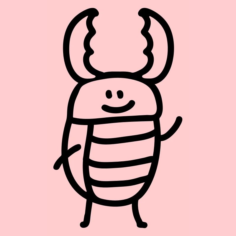 Stag Beetle - Line