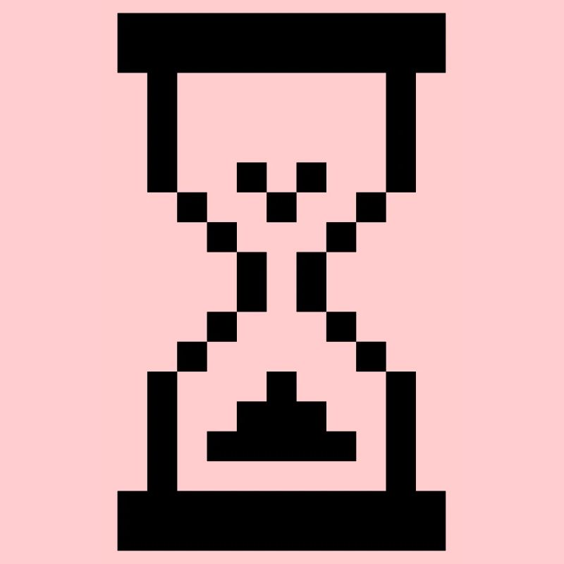 Computer Hourglass - Wait Concept