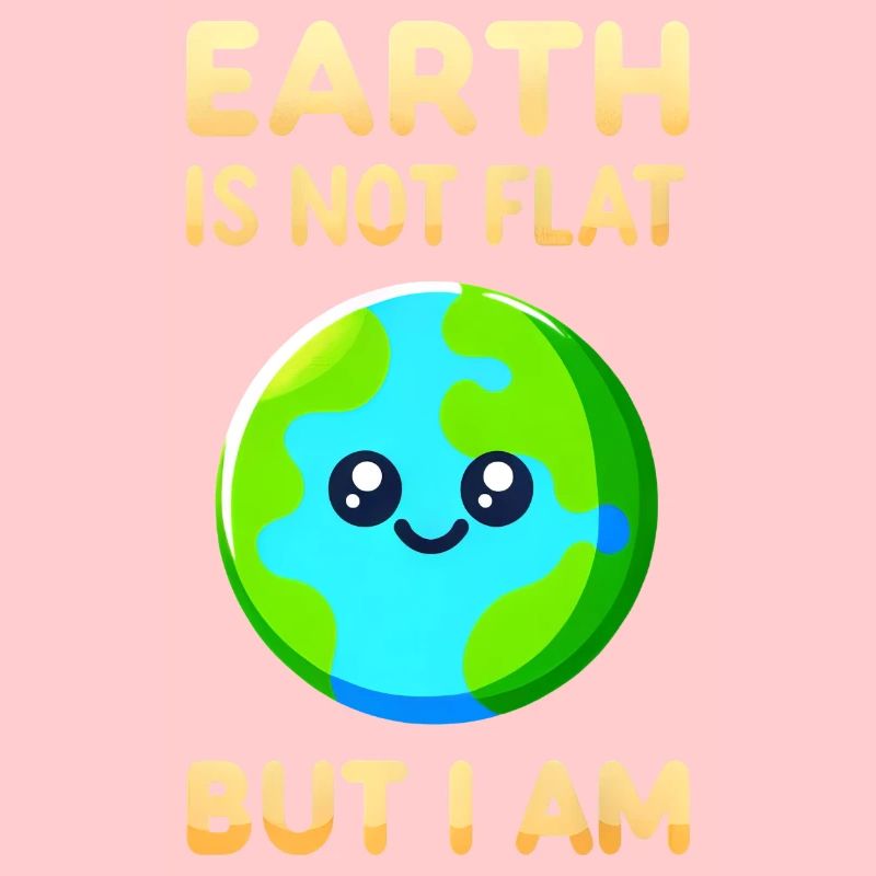 Satire de la Terre plate et blagues plates
