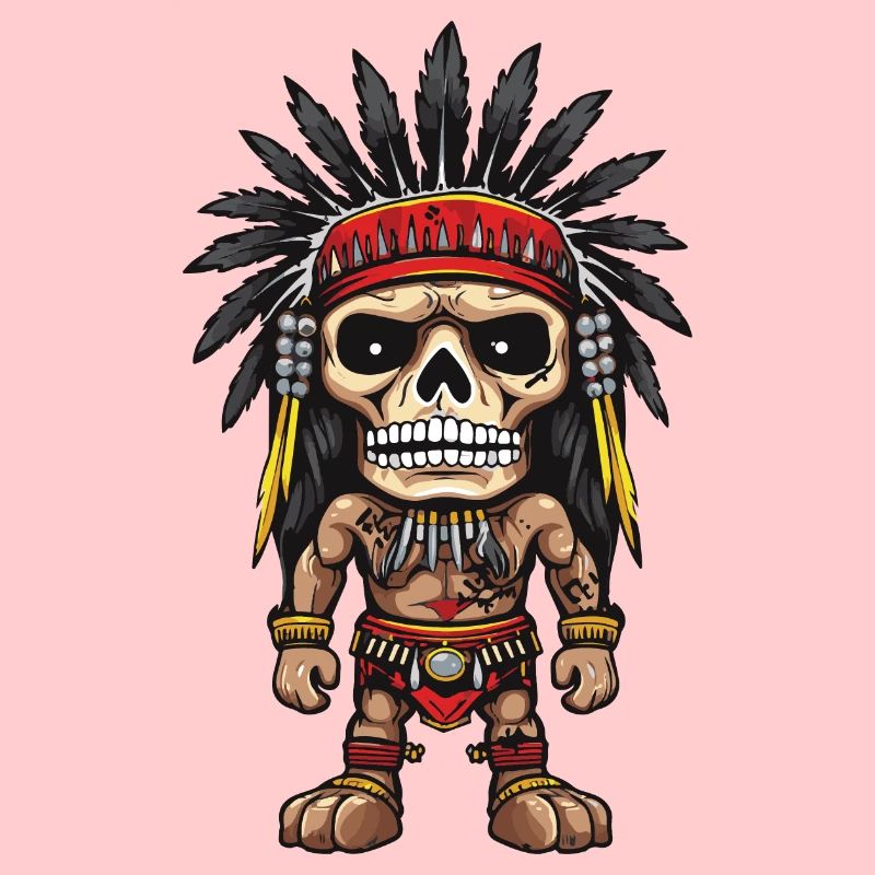 Apache Indianer Skelett