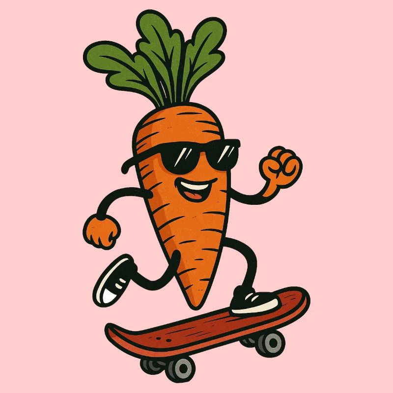 Kickflip Carrot: The Rad Root on Wheels