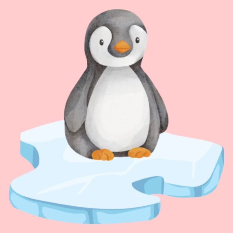 Pinguin auf einer Eisscholle